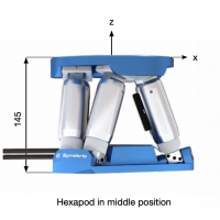 BORA Hexapod Dimensions Side