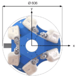 BREVA Hexapod Dimensions Top