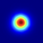 Laser beam profiling at 1.5µm using Goldeye G-130 SWIR camera (IMX990 senswir)