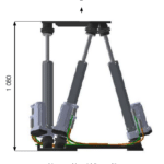 NOTUS Hexapod Dimensions Side