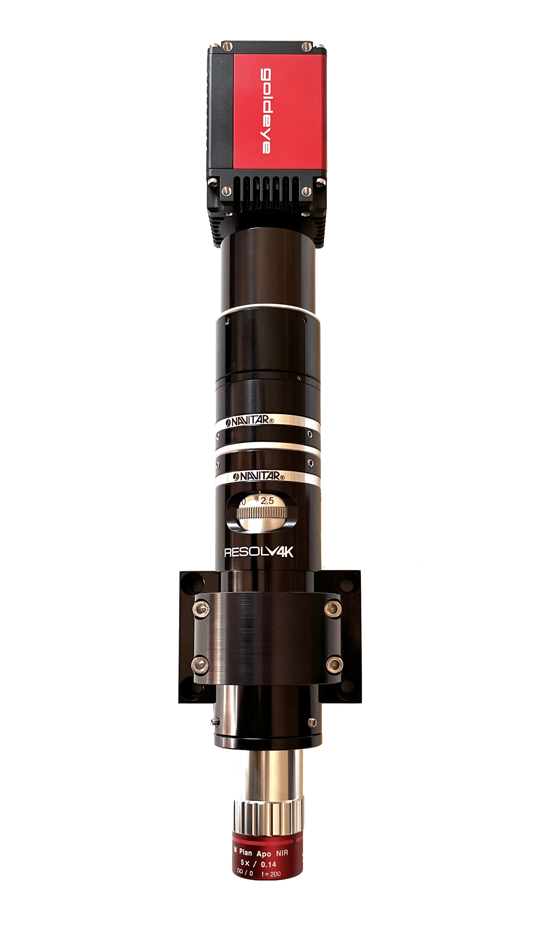 HD-SWIR Microscope - industrial setup - Axiom Optics
