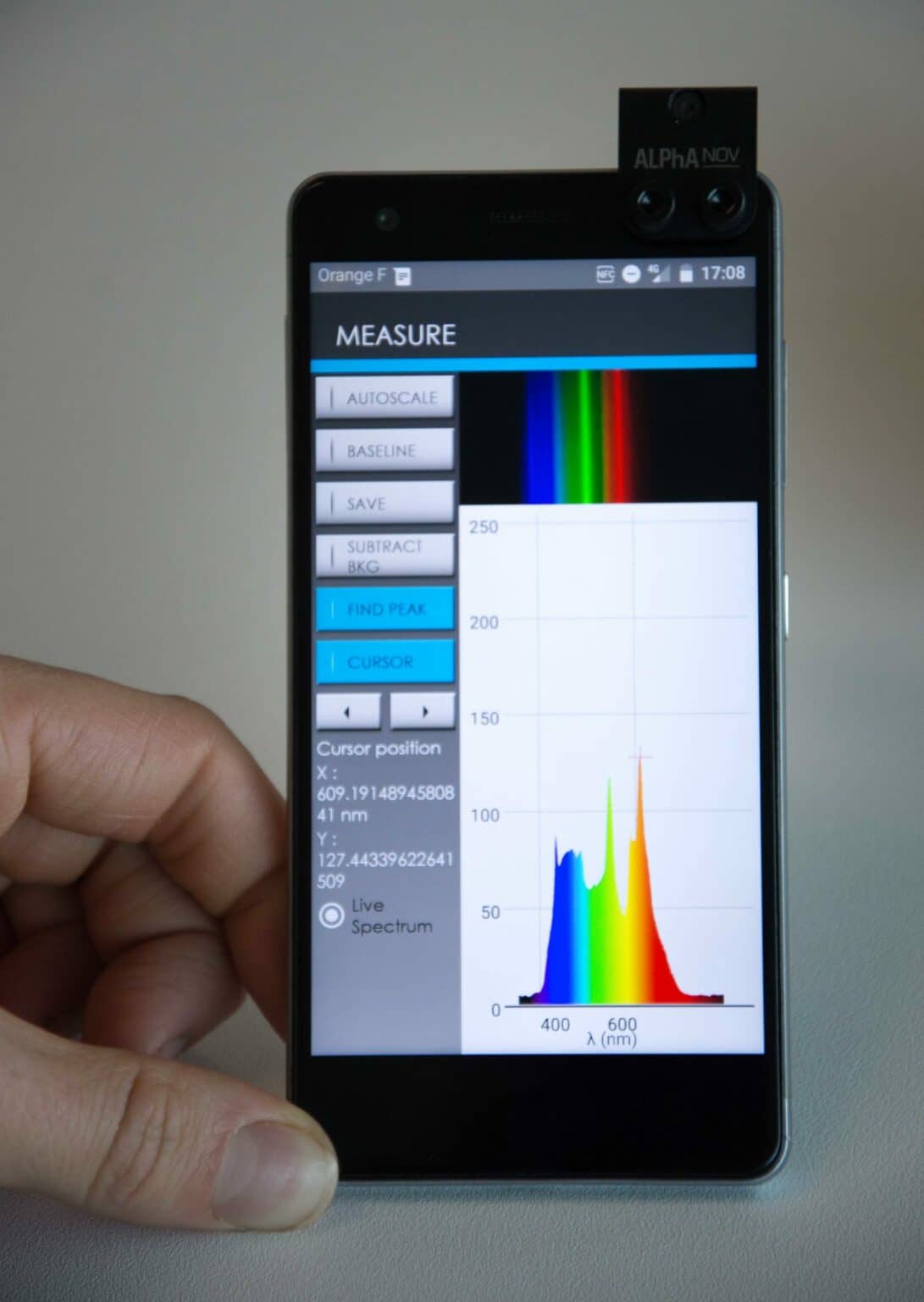 Smartphone Spectrometer GoSpectro