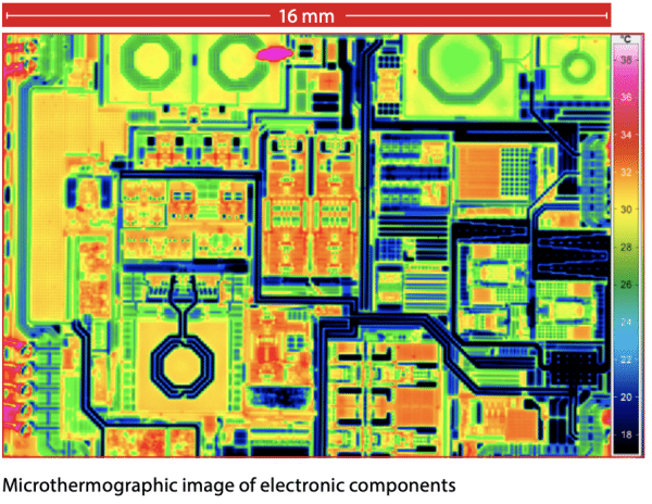 microthermography of electronics
