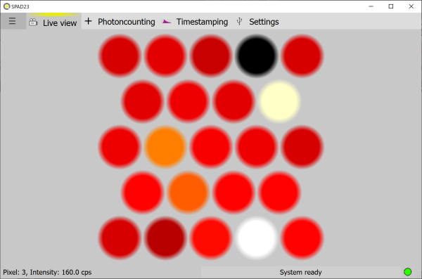 SPAD23 GUI Liveview