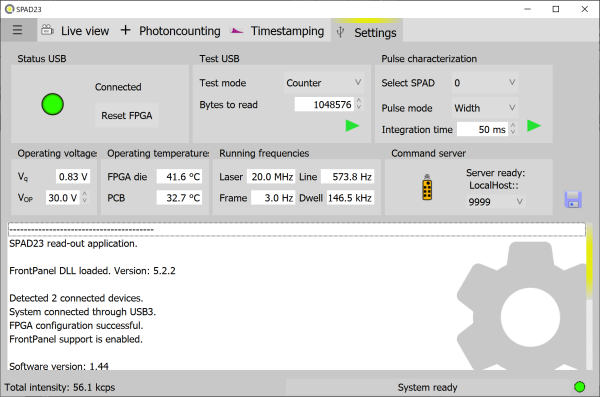 SPAD23 GUI Settings