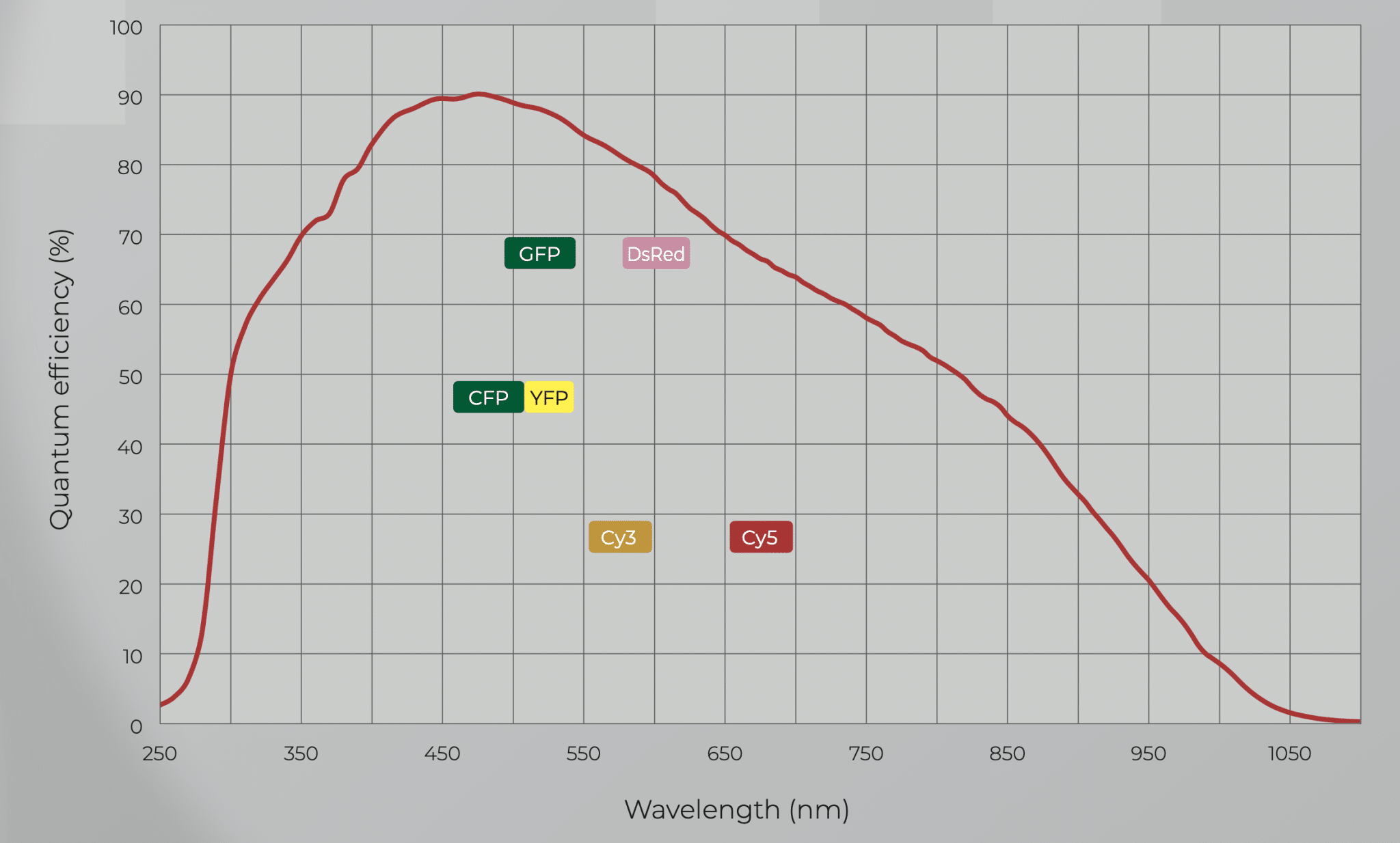 ORCA-Fire QE Curve