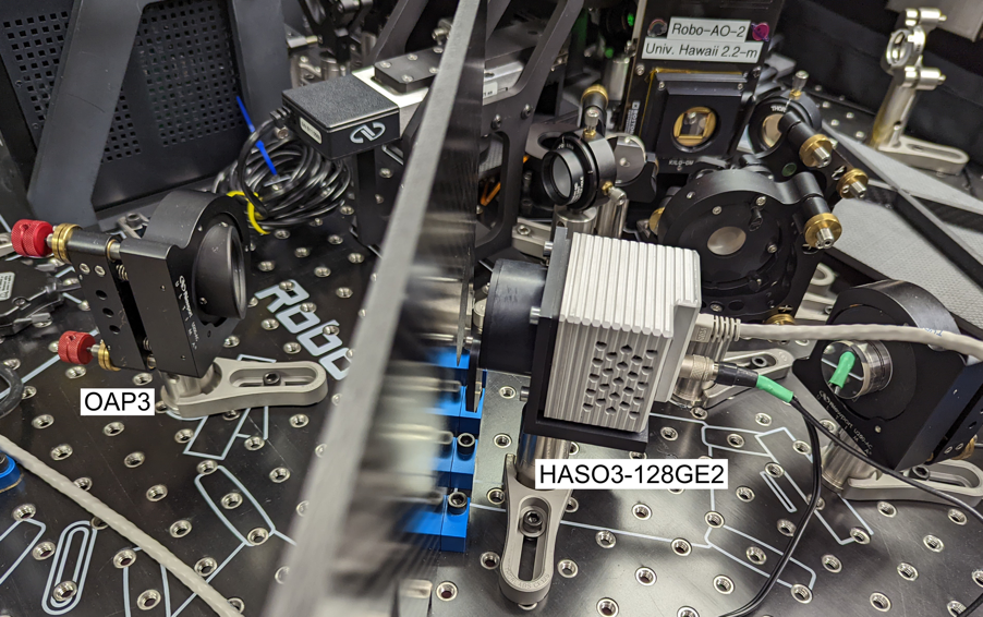 Optical alignment using wavefront sensor 