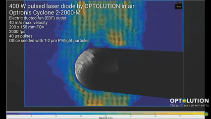 400 W pulsed laser diode by optolution in air optronis cyclone 2-2000-M