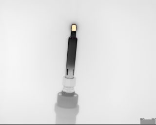 Color frame - tip of a soldering iron - seen by Niels 12 SXGA thermal camera