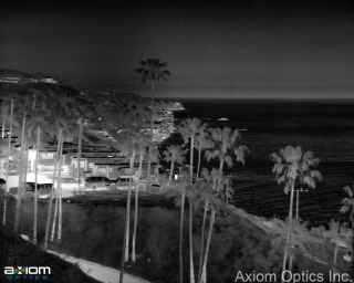 Nighttime Nighttime thermal image in Malibu, CA