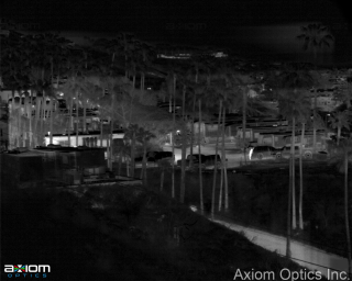 Nighttime thermal image in Malibu, CA along the PCH