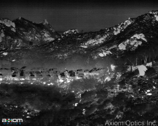 Nighttime Nighttime thermal image in Malibu, CA